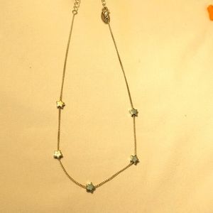 Silver star necklace